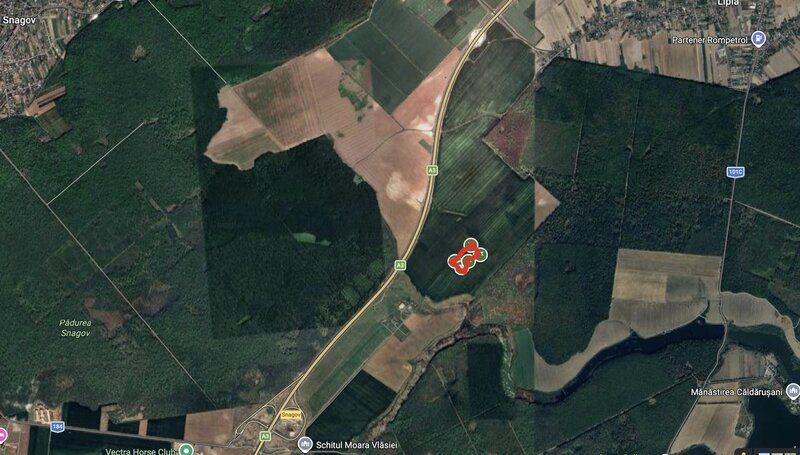 Gruiu, Lacul Caldarusani, Autostrada A3